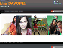 Tablet Screenshot of elsa-davoine.com